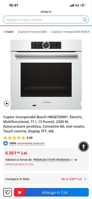 Cuptor incorporabil Bosch