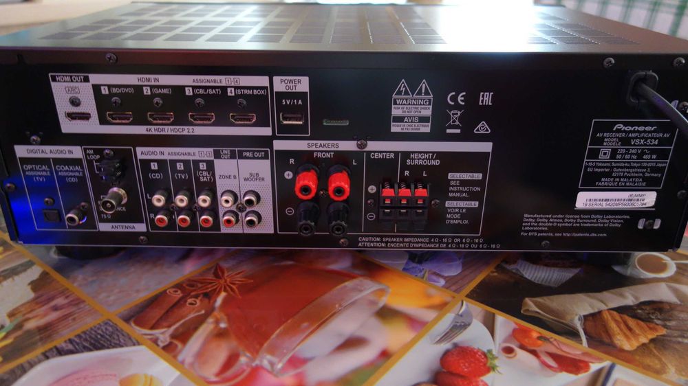 Receivere AV Pioneer VSX-534