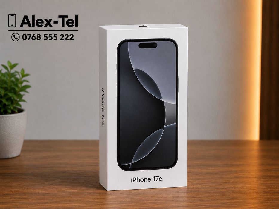 Alex-Tel® Apple iPhone 17E 256GB Pink si Black Sigilat Nou