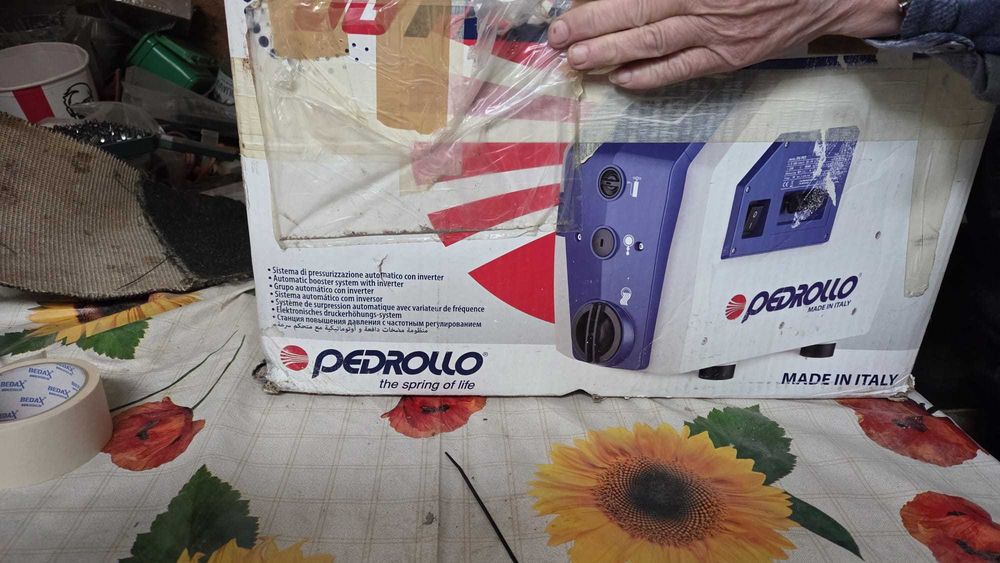 Sistem Presurizare / Hidrofor cu Inverter Pedrollo DG PED 3 (1 CP / 0.75kW)