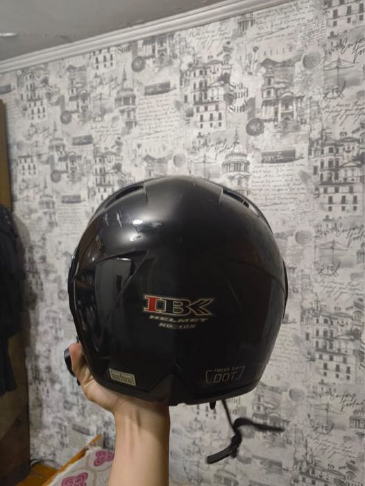 Мото шлем , с гарнитурой