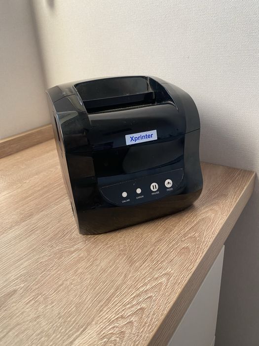 Принтер Термопринтер этикеток XPrinter XP-365B для маркировки черный