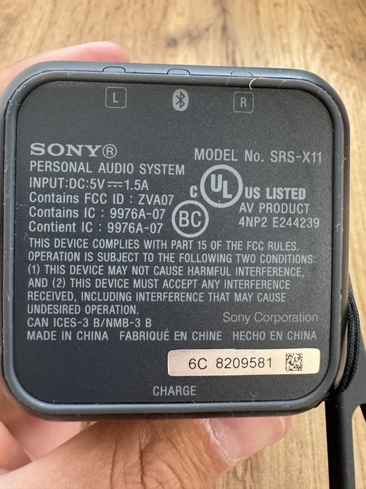 Sony SRS-X11 / Bluetooth Speaker / 10Watt/ JBL