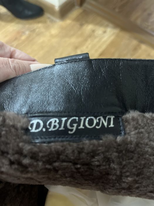 Кожаные  зимние сапожки