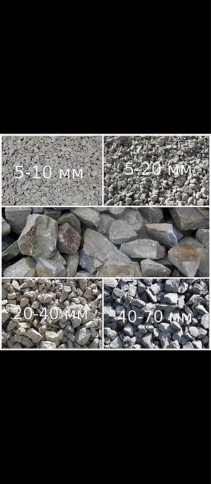 Шебень Песок Отсев Дресва Доставка