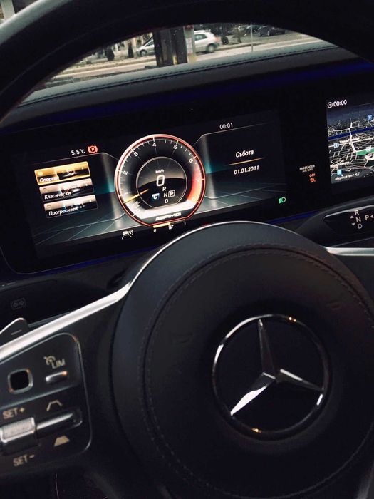 Програмиране AMG Меню Clusters Mercedes Оригинално АМГ Меню Dashboard