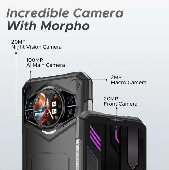 DOOGEE S200 Plus 12GB RAM , 512GB, 10100mAh, 100MP, 1080x2400