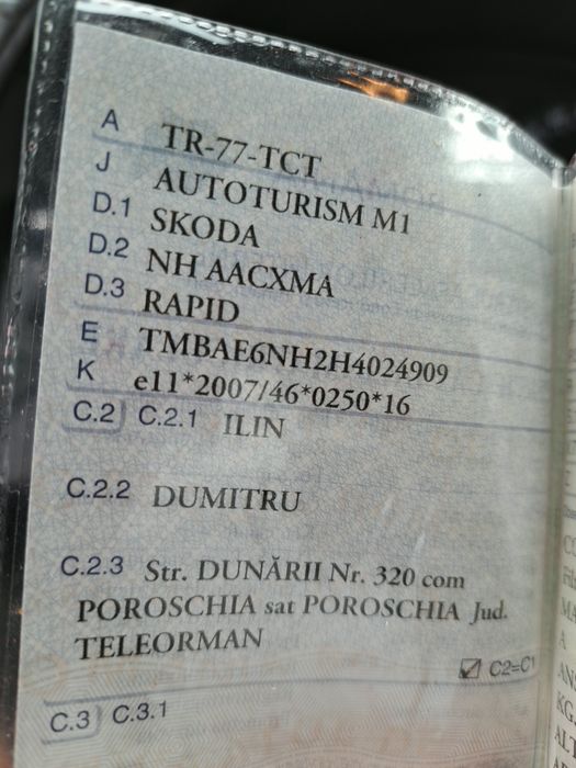 Skoda rapid de vînzare