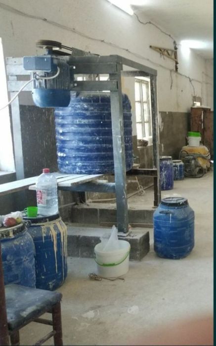 Сухой смес, шпатлёвка, родбонд, кафельный клей ва водоэмульциялар цехи