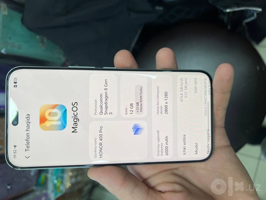 Honor 400 pro karopka dakemnt