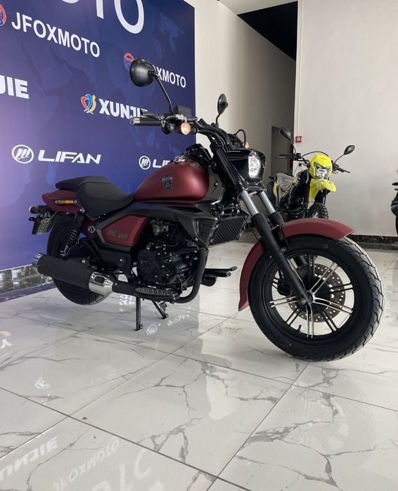 Мотоцикл Чопер бензиновый 200 куб Lifan K19 в рассрочку без взнос