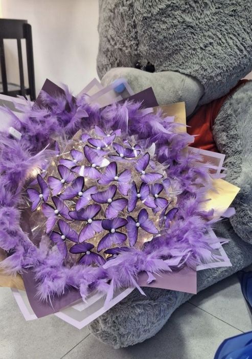 Babochkali Buket mandarnli Buket lentali atr gul turli hil sovgʻalar