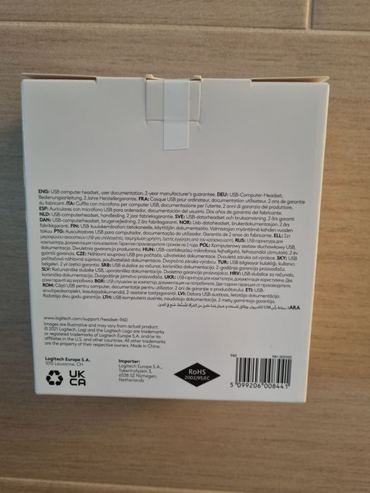 Căști USB Logitech PC 960 cu microfon