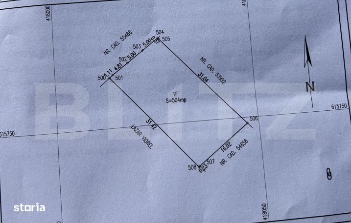 Oportunitate in Gherla! Teren intravilan 504 mp – perfect pentru ca