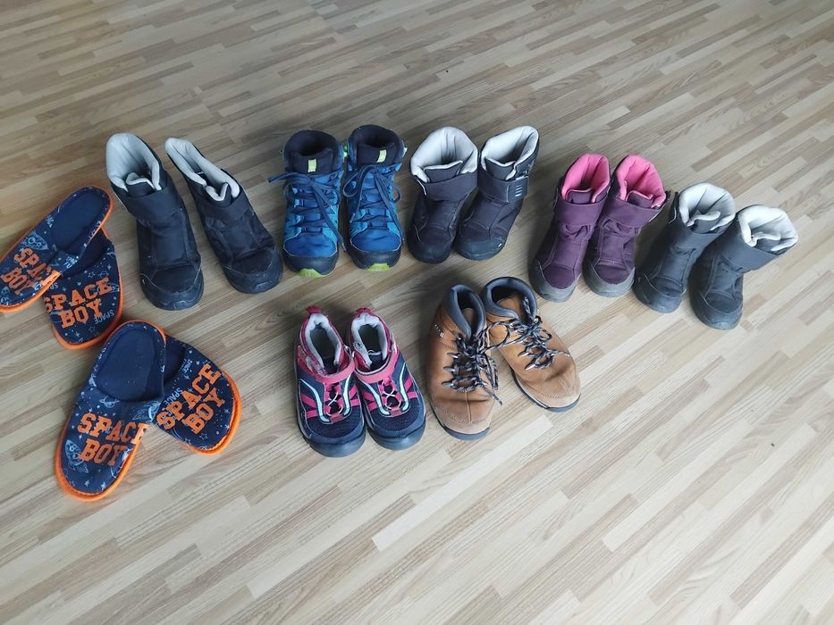 Bocanci Salomon, cizme iarna Quechua mar.27,28,33, Timberland