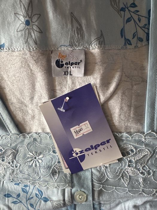 Ночная рубашка с коротким рукавом