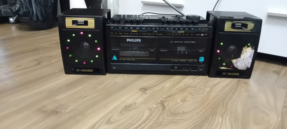 Radio casetofon dublu Philips