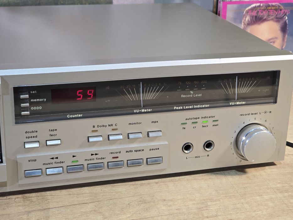 Casetofon deck DUAL C846, 3 head, dual capstan, 2 speed, japan ,metal