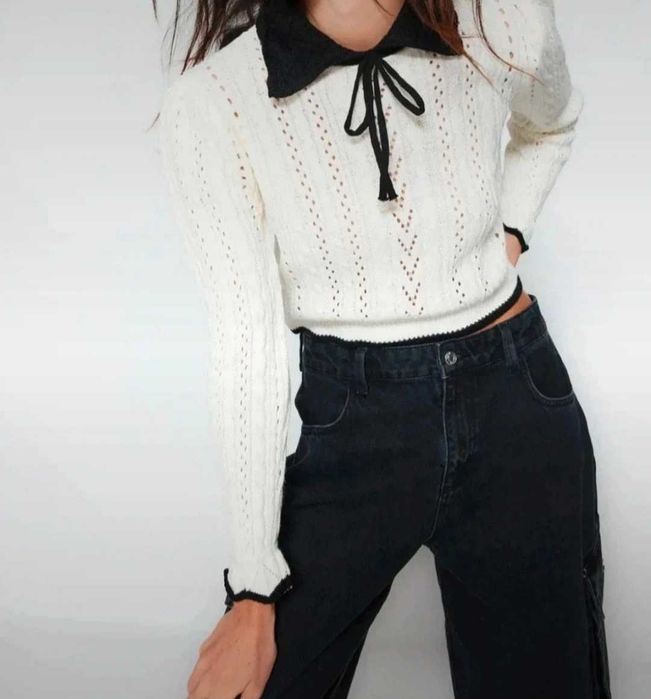 Pulover tricotat nou cu eticheta