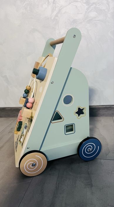 Дървена играчка за прохождане Moni Toys