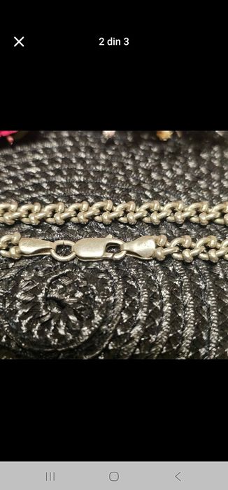 Bratara de argint model interesant