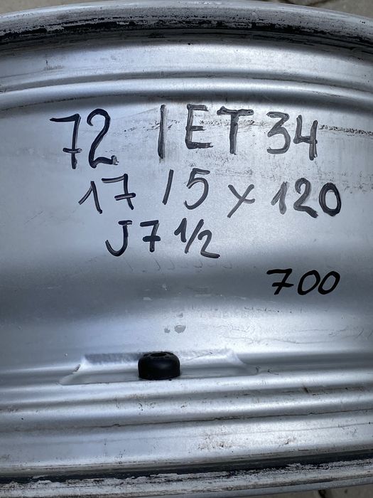 4бр лети джанти 5х120/ет34/ц.отв.72/J1|2/17/за BMW/БМВ/