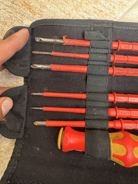 Trusa surubelnite electrician  Wera