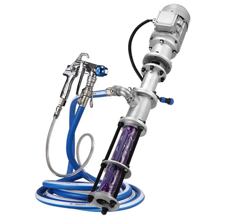 Помпа за безвъздушно шпакловане и боядисване 2800 W -дебит 18 л/мин.!