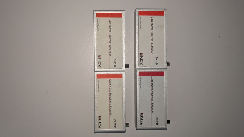 4 receptoare Extender HDMI Lindy Cat5 (Doar Receivere)