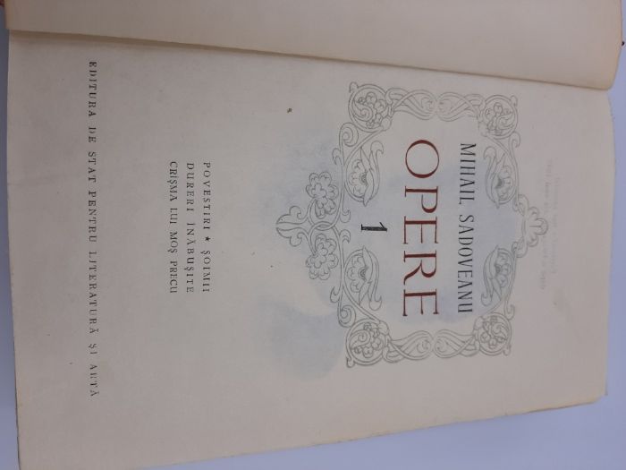 De colectie ! Set 7 volume Mihail Sadoveanu Opere anii 1950