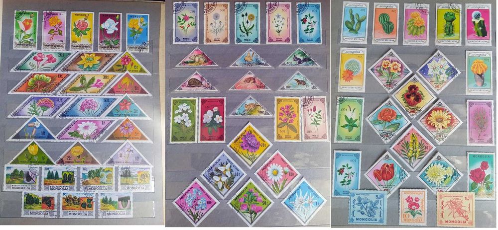Коллекция почтовых марок Монголии