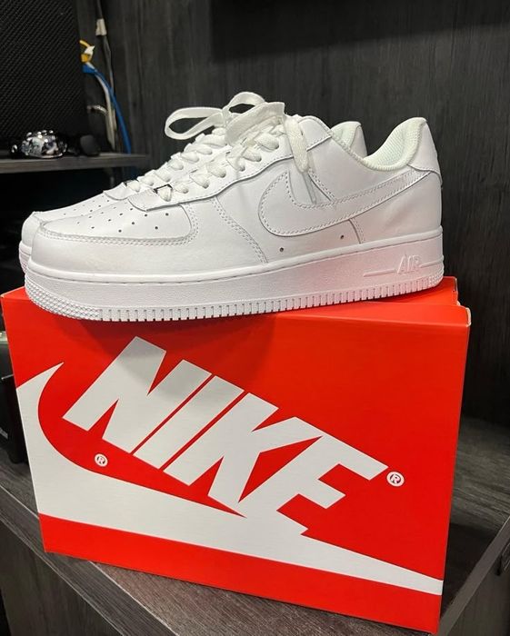 Nike Air Force 1 '07 Нови Бели Маратонки [36-44 Номер]