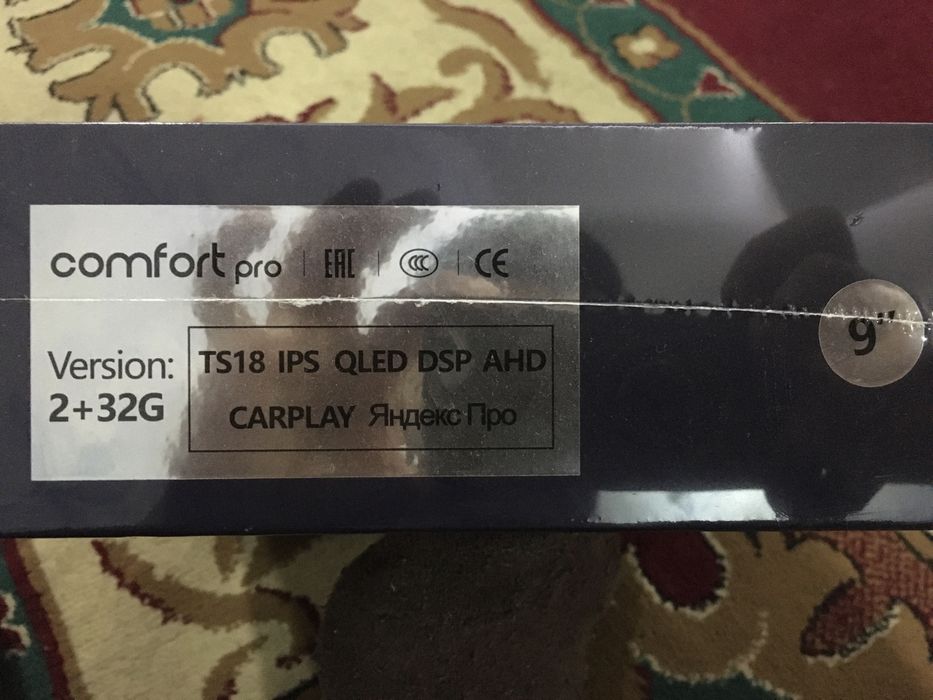 Comfort Pro TS18. Wi-fi, Bluetooth, QLed, 9 дюйм, 4G монитор сотилади