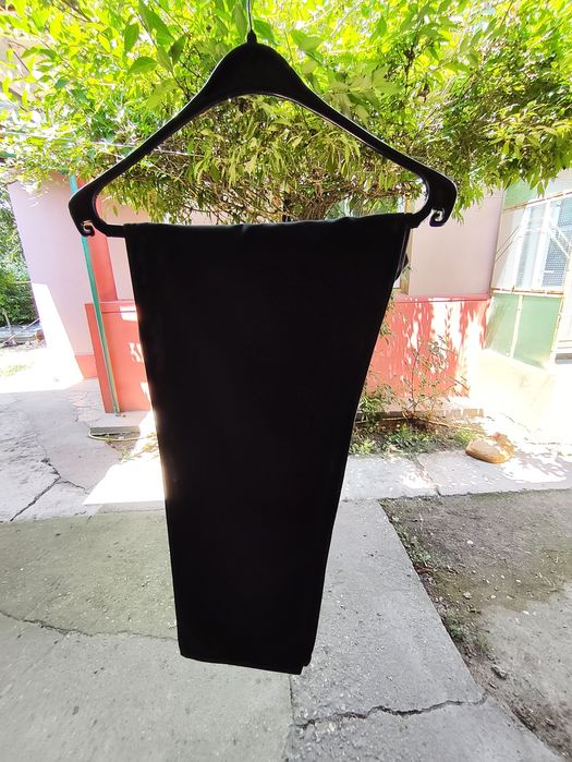 Pantaloni eleganți NOI, gri închis, mărimea L