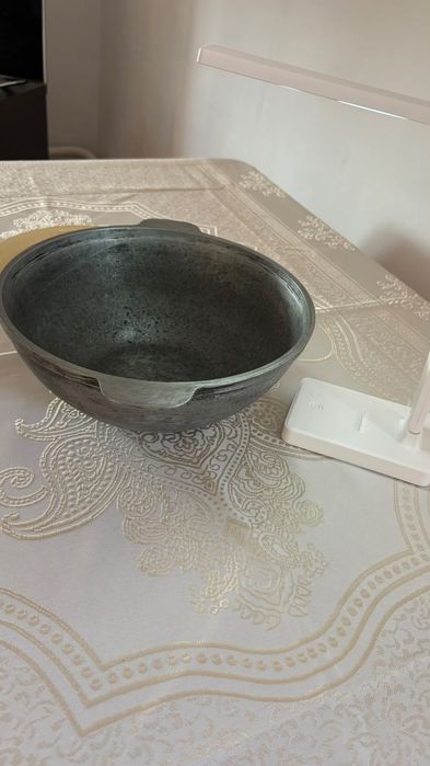 Казан алюминиевый с крышкой