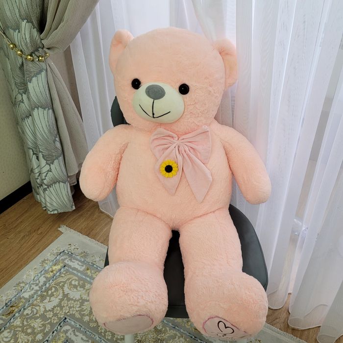 Мишка розывый, большая