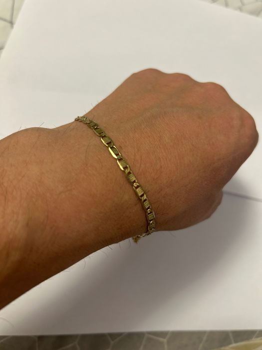 Lanț de aur 14K Bărbați ,4,87gr și brățară