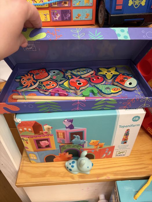 Детски образователни играчки (Montessori, Djeco, Vilac и др.) – много добро състояние