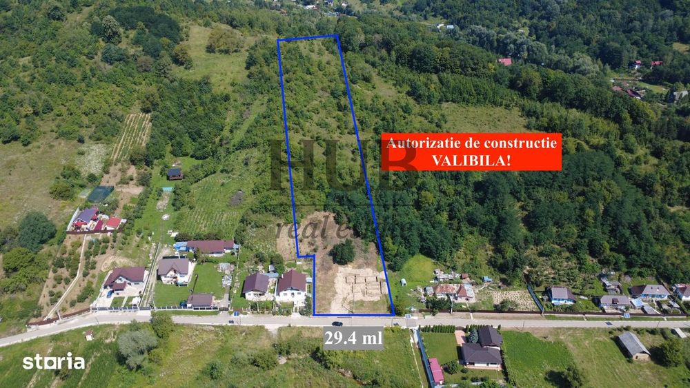 Teren langa padure | domeniu rezidential | actele la zi - de vanzare