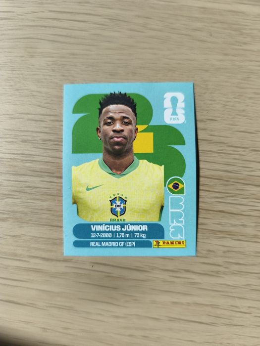 Panini world cup 2026 Vinicius Jr