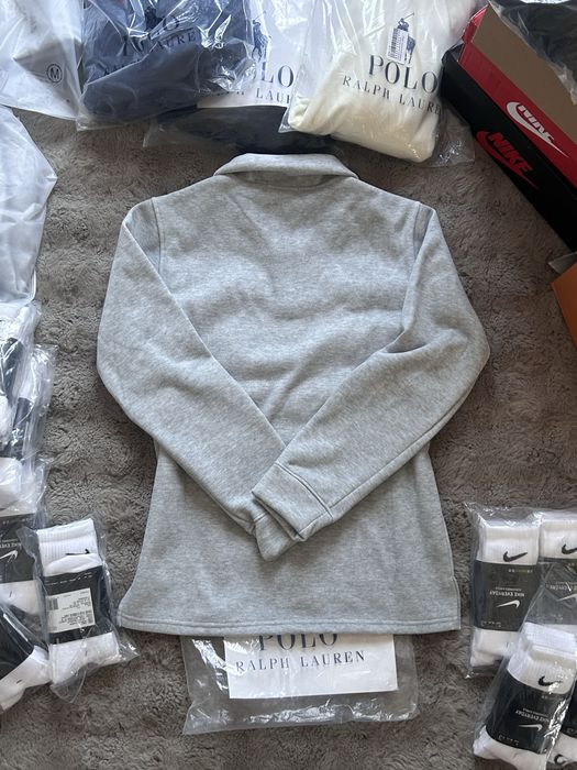 Pulover Polo Ralph Lauren Quarter Zip Gri