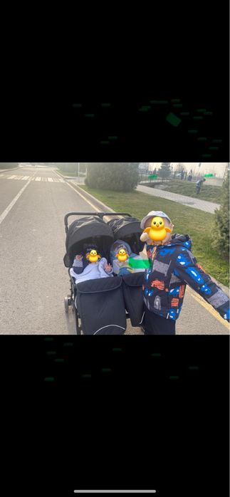 коляска для двойни