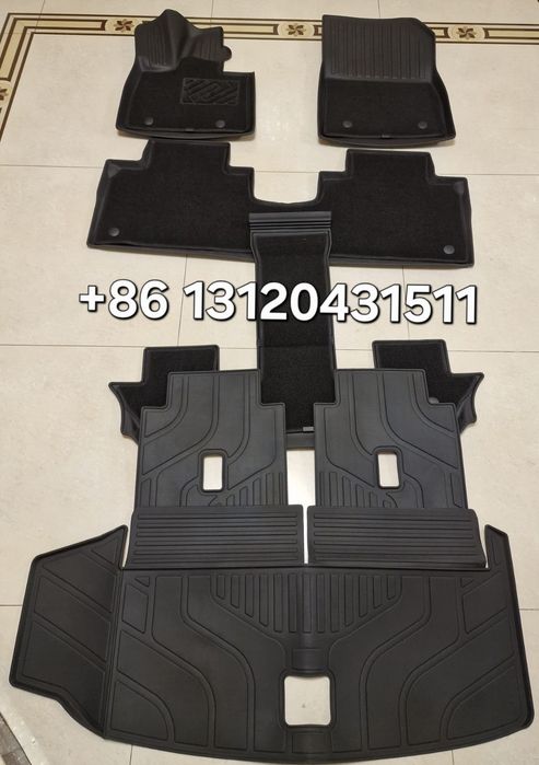 Коврики полики на Denza N9 полный комплект салон багажник