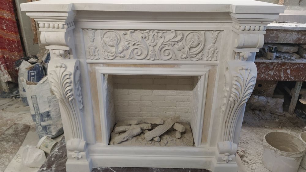 Продам камин из гипса