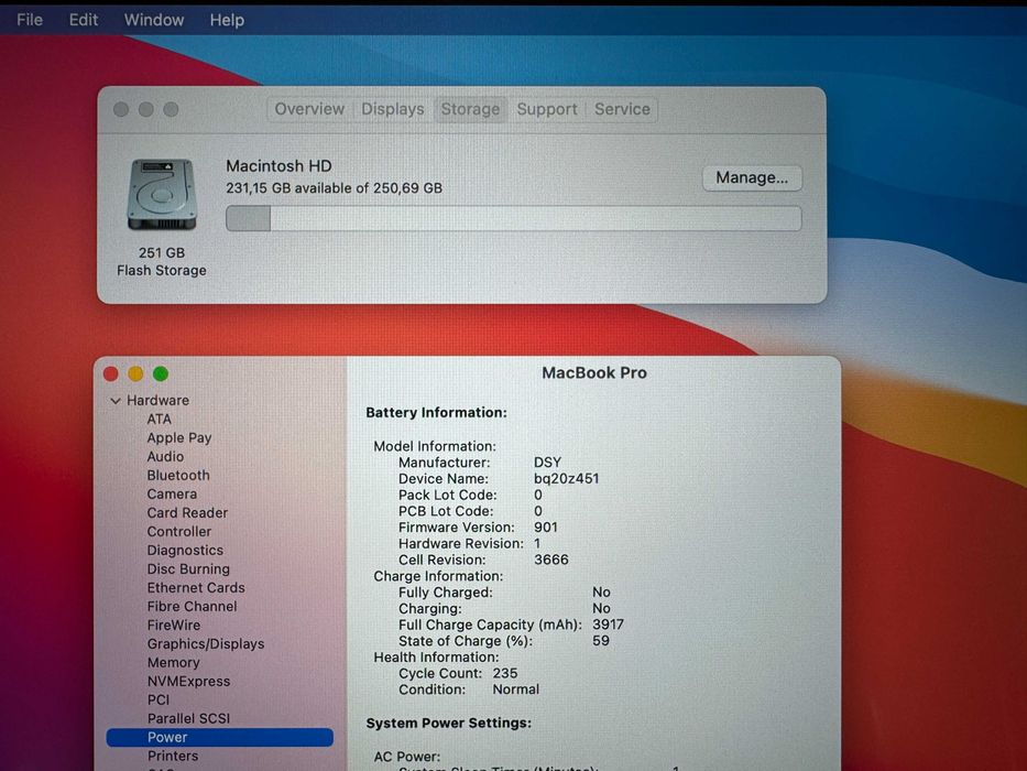 13.3' Core i5 Apple MacBook Pro Mid 2017 16GB RAM/256GB SSD/Бат 5ч