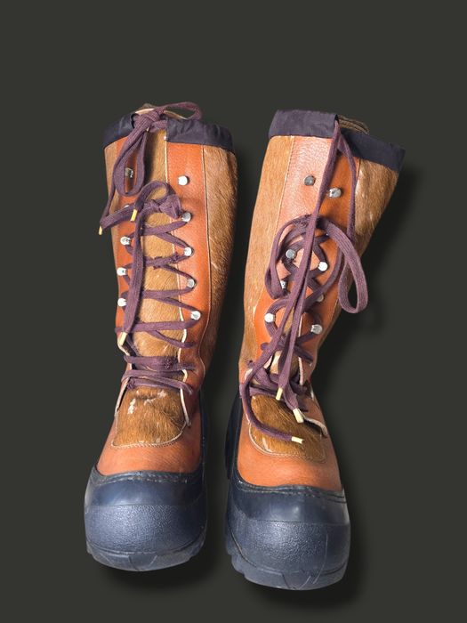 Италиански ловни ботуши от естествена кожа и косъм – Snow-Cat подметка