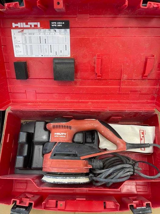 Ексцентършлайф HILTI WFE 450-E  PARKSIDE Performance 750W Ф150мм. SUMAKE Festool Внос от Германия.