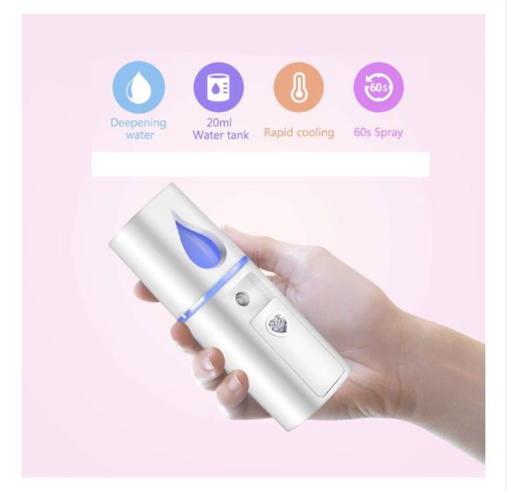 Електрически Ултразвуков Дифузер Овлажнител Хидратация Арома Спрей Тер