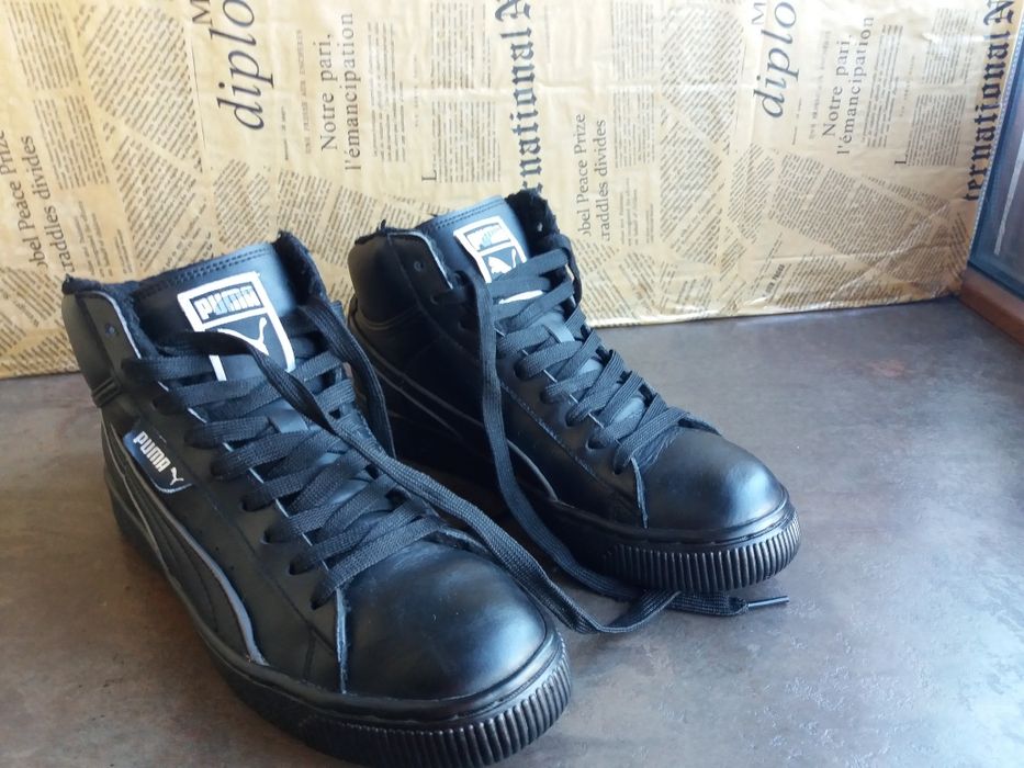 №38 Puma -кожени маратонки,кецове,зимни обувки