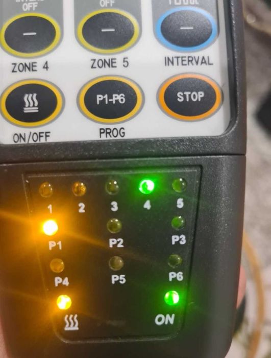 Saltea vibromasaj profesionala 10 motoare 5 zone incalzire perna husa